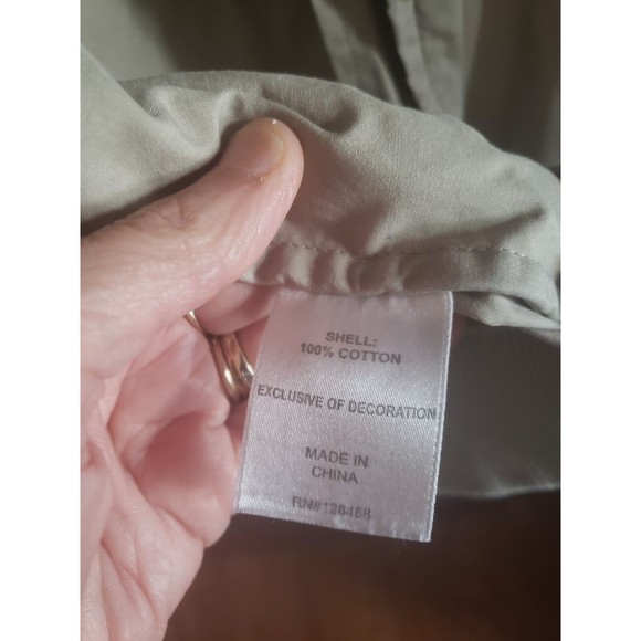 Mens Field And Stream Fishing Jacket Size XL Beige Casual Hiking Windbreaker - Picture 7 of 9